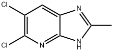 5,6-Dichloro-2-methyl-3H-imidazo[4,5-b]pyridine Structure